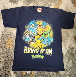 Pokemon Bring It On Big Graphic Giant Tag Charizard 2007 Kids Size Small